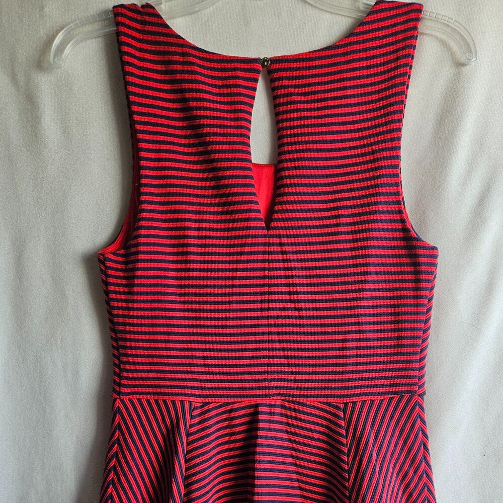 Red and Black Stripped Express dress, size small.